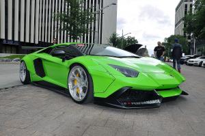 Lamborghini Aventador LP700-4 by Liberty Walk on PUR Wheels 2016 года